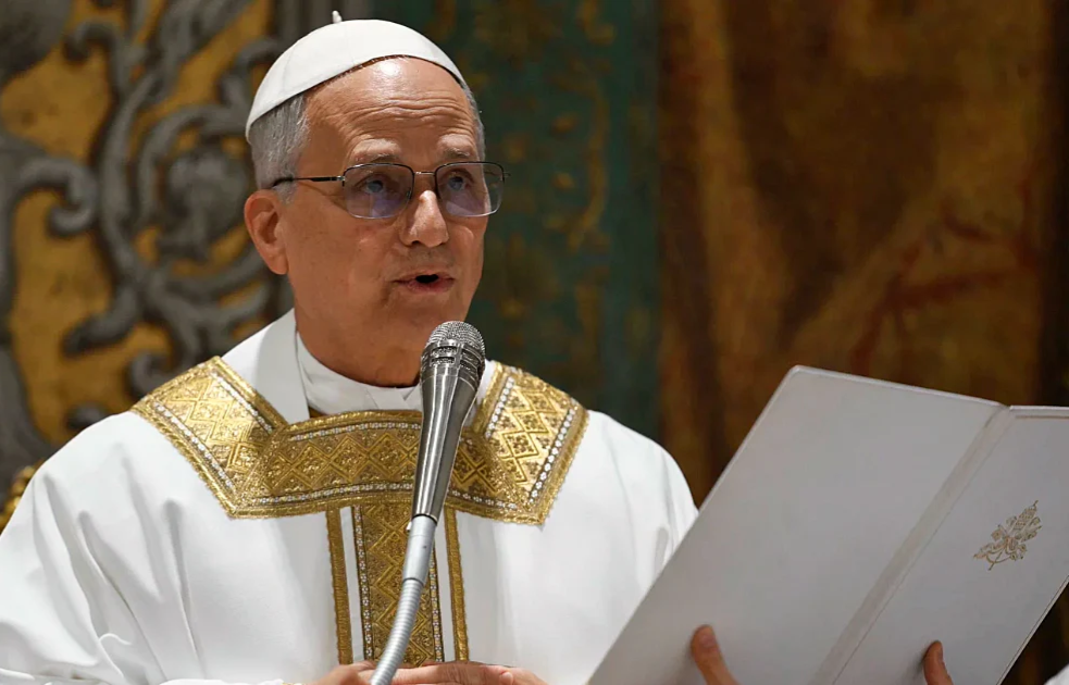 pope leo first homily